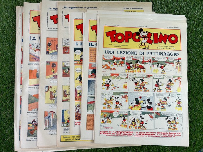 Topolino 41x supplemento Topolino giornale - Ristampa Nerbini - 41 Album - Genoptryk