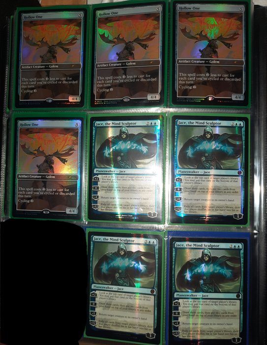 Magic the Gathering Sammlung, Bayou, 2 Shadowspear, 3 Tarmogoyf, 4 Jace the Mind Sculptor, 6 Birgi Card