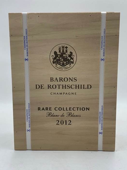 2012 Barons de Rothschild, Rare Collection "Limited Edition - Champagne Blanc de Blancs - 3 Flasker (0,75 L)