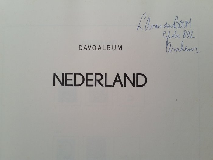 Holland 1852/2001 - Samling i 3 Davo-albums - magasiner indtil 2008.