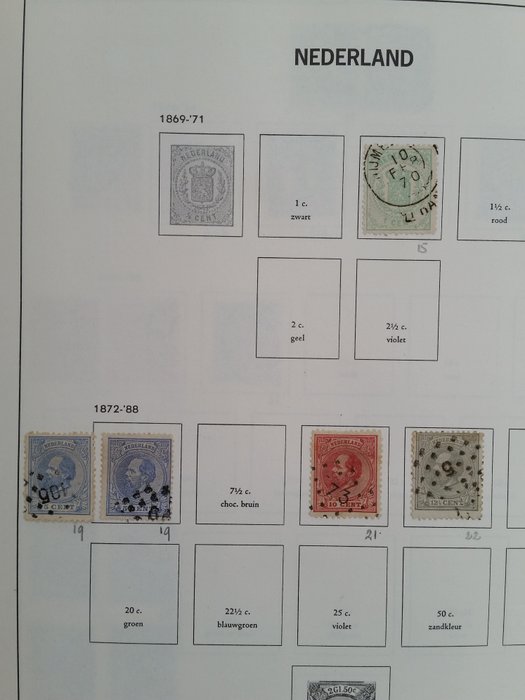 Holland 1852/2001 - Samling i 3 Davo-albums - magasiner indtil 2008.