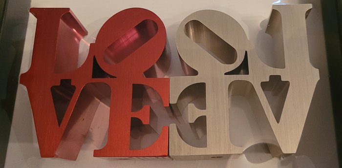 Robert Indiana (1928-2018) - Love Together - Imperial Love (Red  Gold Sculptures)