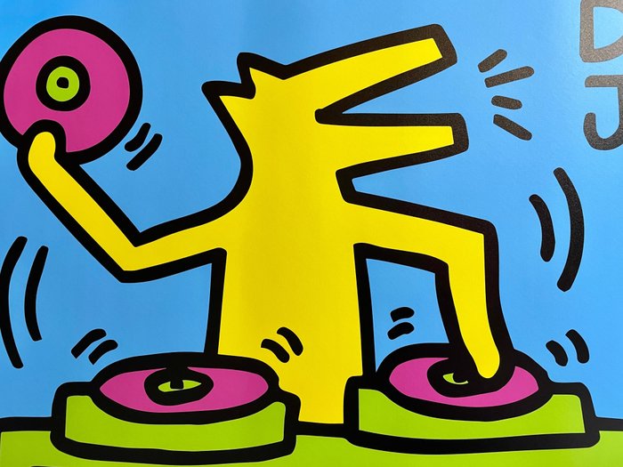 Keith Haring (after) - 'Untitled (DJ)' - 2000'erne