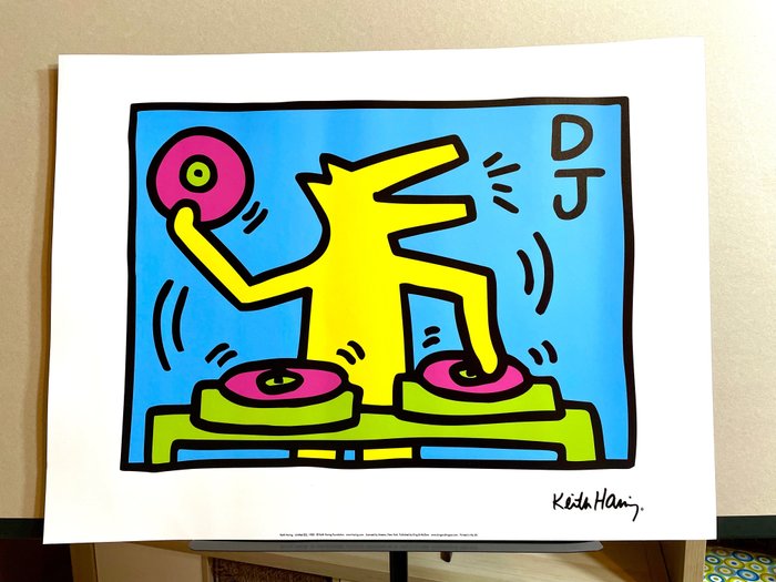 Keith Haring (after) - 'Untitled (DJ)' - 2000'erne