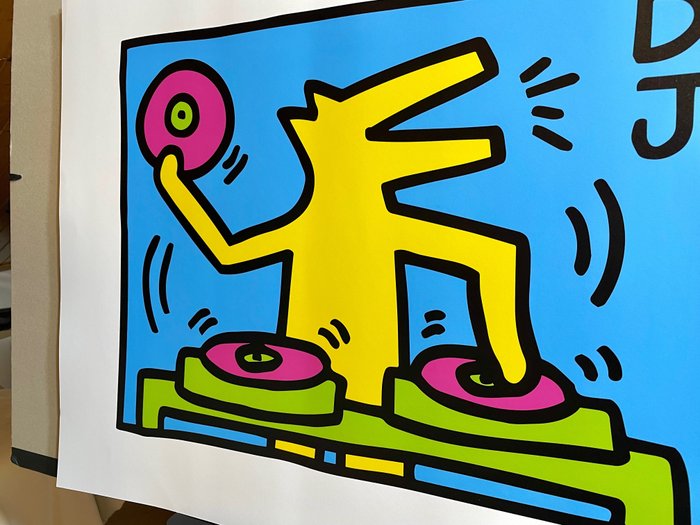 Keith Haring (after) - 'Untitled (DJ)' - 2000'erne