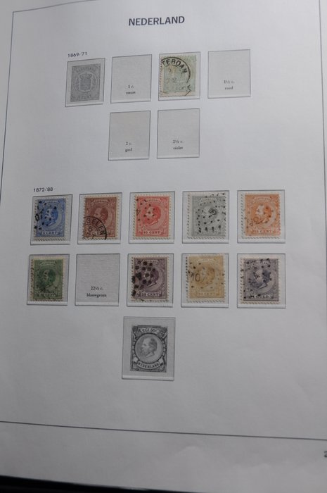 Holland  - Samling 1852/1944 i et DAVO krystalalbum inklusiv Port