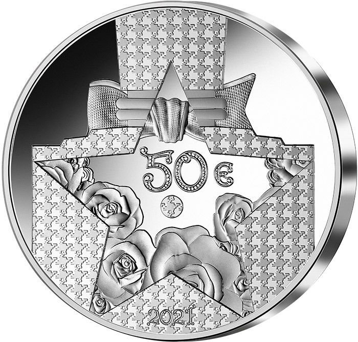 Frankrig. 50 Euro 2021 "Dior" Proof