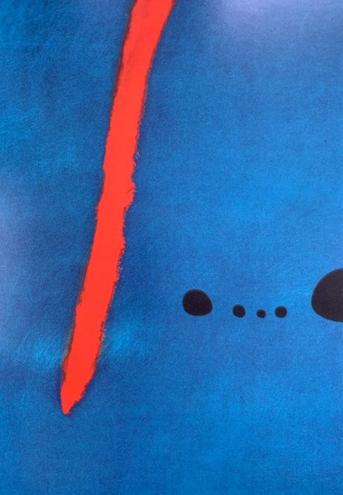 Joan Miro (1893-1983) - Bleu II - Artprint Offsetlithographie - 60 x 80 cm - Blau