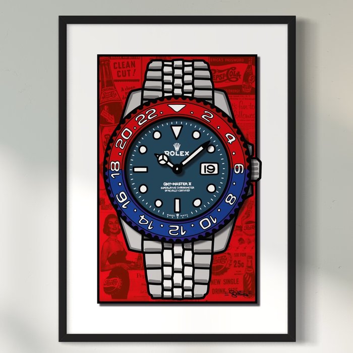 Louis Michel Krüger (1997) - PEPSI‘S ROLEX (RED) (3D-Artwork)