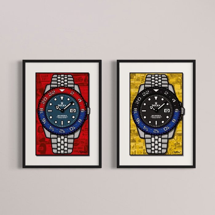 Louis Michel Krüger (1997) - PEPSI‘S ROLEX (RED) (3D-Artwork)