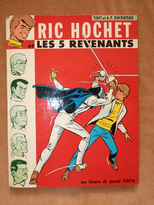 Ric Hochet T10 - Les 5 Revenants - C - 1 Album - Første udgave - 1970