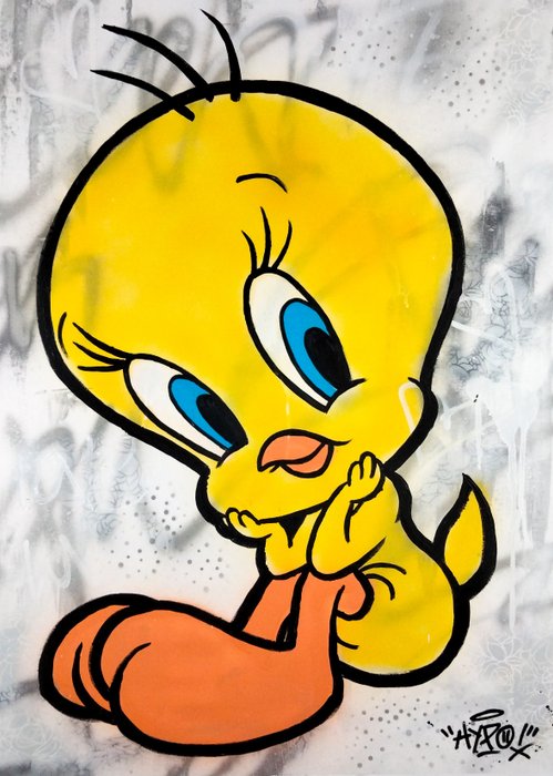 Hipo (1988) - Tweety - Take a moment for yourself (Original artwork)