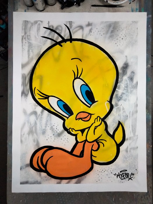 Hipo (1988) - Tweety - Take a moment for yourself (Original artwork)