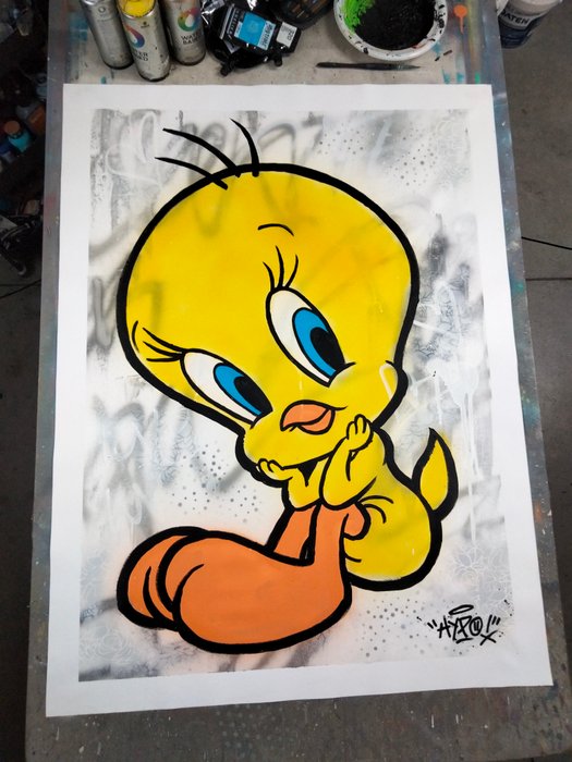 Hipo (1988) - Tweety - Take a moment for yourself (Original artwork)