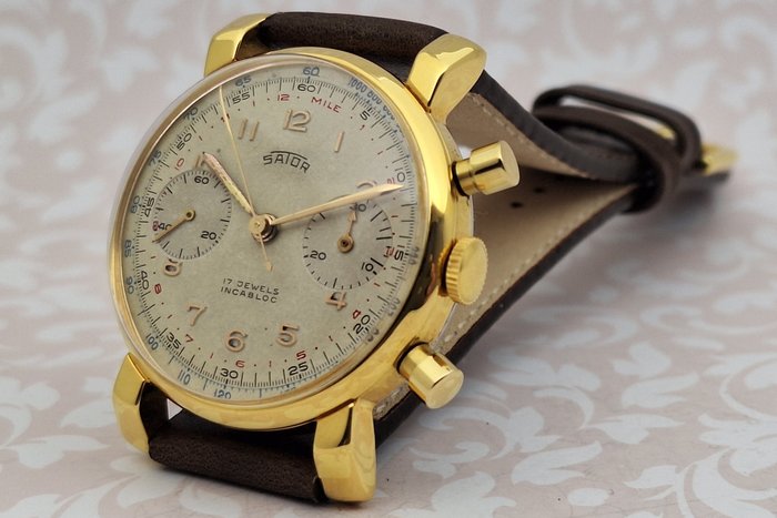 Chronographe Suisse - Sator - Cal. Vênus 188 - Spider Lugs - Ingen mindstepris - Mænd - 1950-1959