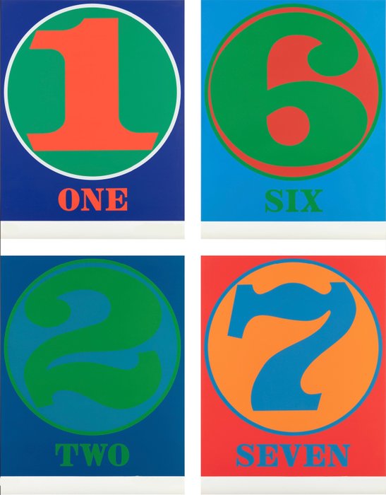 Robert Indiana (1928-2018) - Numbers (Complet larges sizes Portfolio)