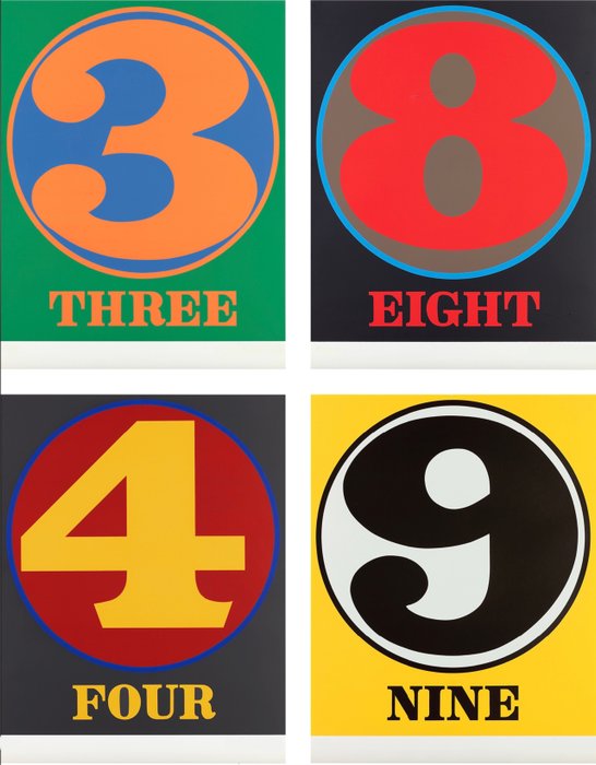 Robert Indiana (1928-2018) - Numbers (Complet larges sizes Portfolio)