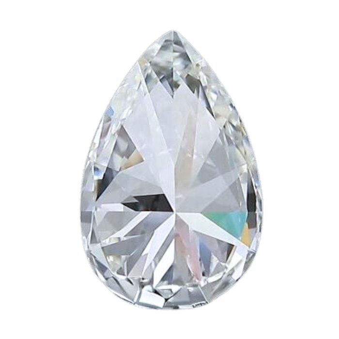 1 pcs Diamant  (Natur)  - 0.91 ct - Pære - G - IF - Gemological Institute of America (GIA)