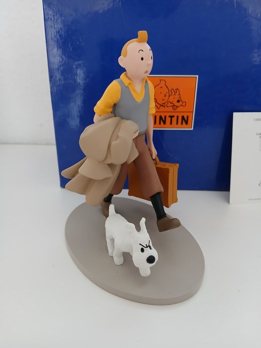 Statuette, Moulinsart 45992 - Tintin et Milou en route - 14 cm - Harpiks - 2006