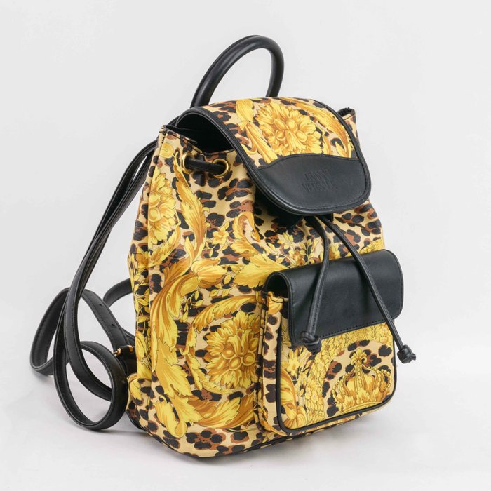 Gianni Versace - Versace Leopard Sunburst Backpack - Rygsæk