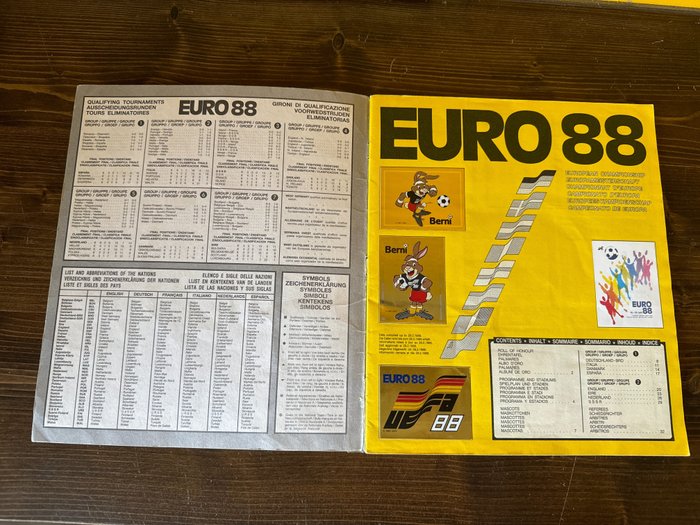 Panini - Euro 88 - 1 Complete Album