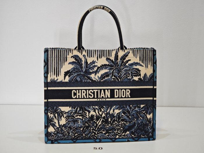 Christian Dior - Book Tote Palms - Håndtaske