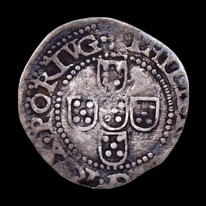 Portugal. D. Filipe II (1598-1621). ½ Tostão (50 Reais) - Lisboa - REX•PORTVG