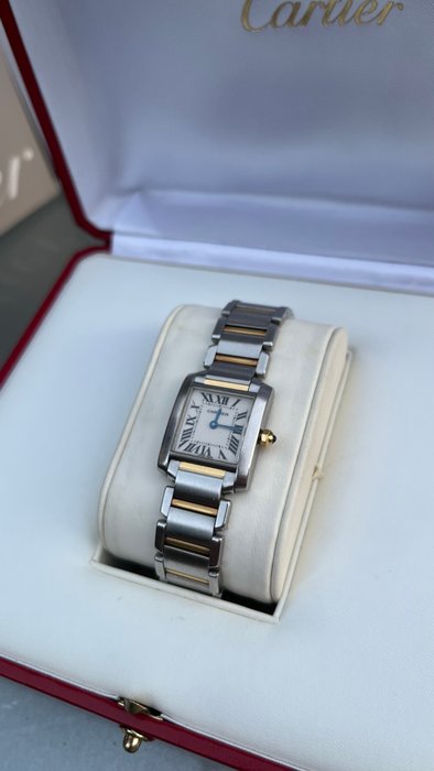 Cartier - Tank Française - W51007Q4 - Kvinder - 2000-2010