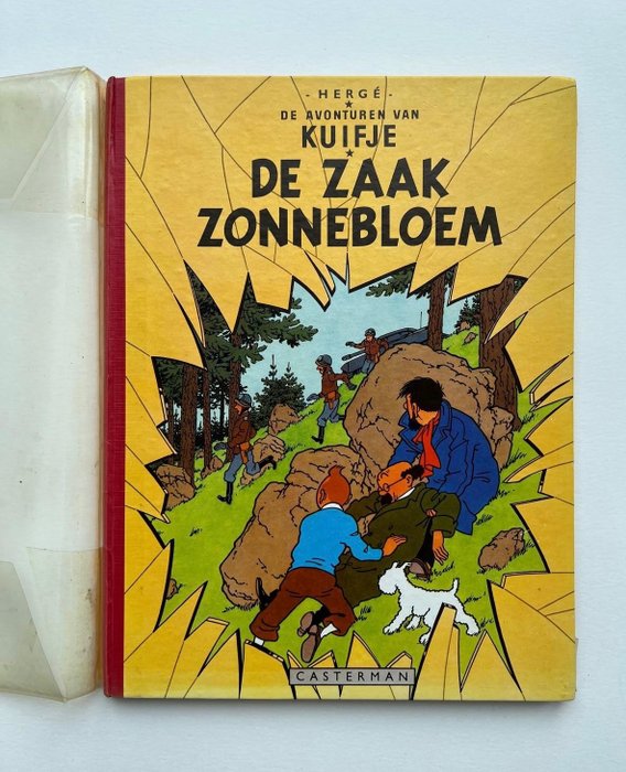 Kuifje 18 - De zaak Zonnebloem (A56) - 1 Album - Første udgave - 1956