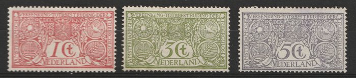 Holland 1906/1940 - ufuldstændig samling, mest serier - tussen NVPH 84/86 en 374/378