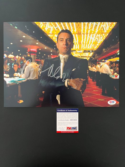 Casino - Robert De Niro - Signed in Person - with PSA/DNA Certificate - Autograph, photo - No Reserve!