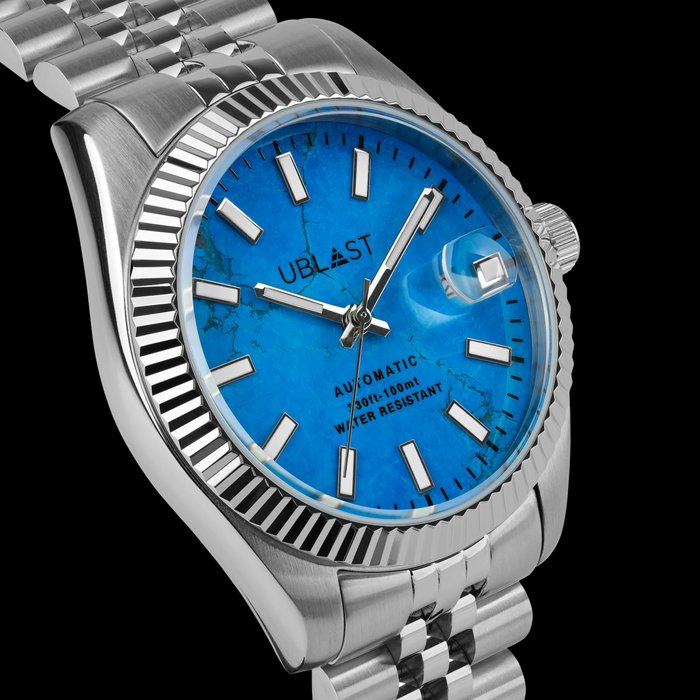 Ublast - Century Automatic - Turquoise Stone Dial- UBCEJA40TUR - Mænd - Ny