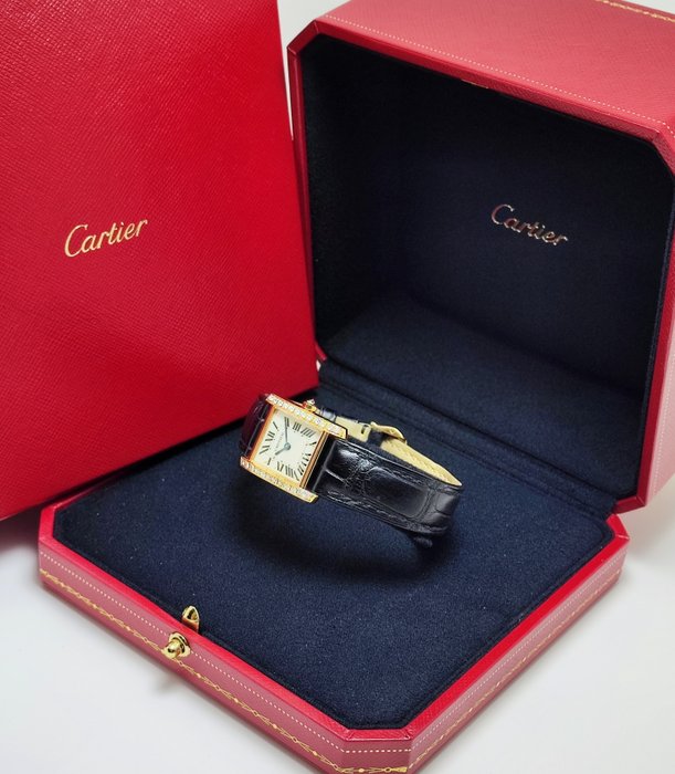 Cartier - Tank Française 18K (0,750) Gold - Ref. 2385 - Kvinder - 2000-2010