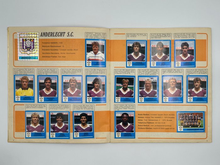 Panini - Football 87 Belgium - 1 Complete Album