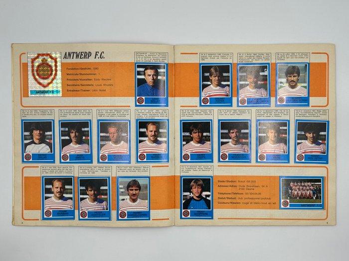 Panini - Football 87 Belgium - 1 Complete Album