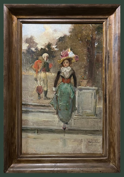 Domingo Muñoz Cuesta (1850-1935) - La Parisienne