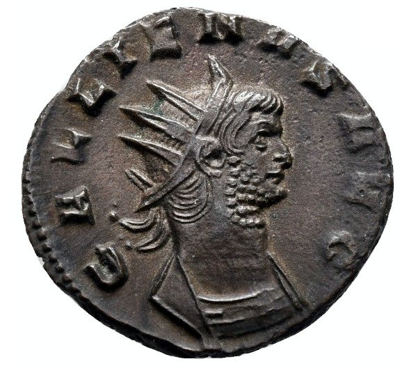 Romarriket Gallienus (AD 253-268) Antoninianus Mediolanum - Laetitia