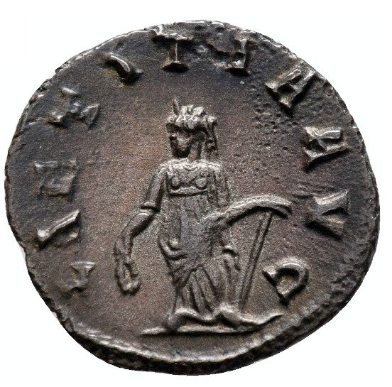 Romarriket Gallienus (AD 253-268) Antoninianus Mediolanum - Laetitia