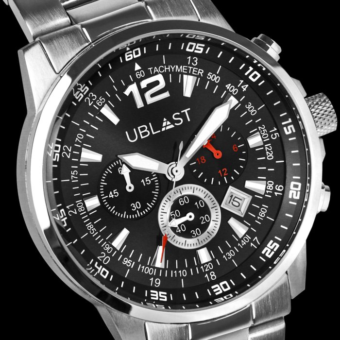 Ublast - Street Race Chronograph - UBSR43SBK - Ingen mindstepris - Mænd - Ny