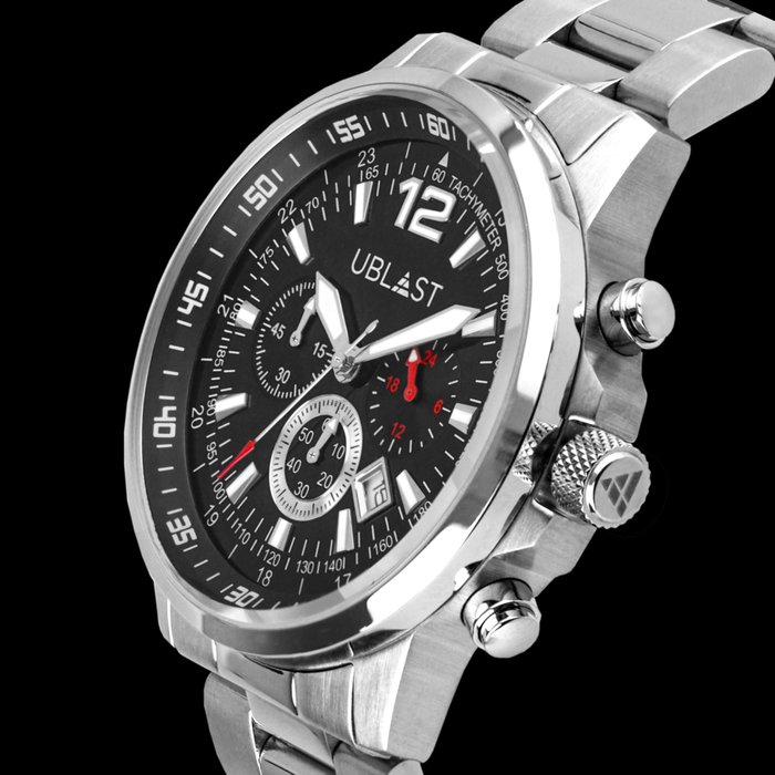 Ublast - Street Race Chronograph - UBSR43SBK - Ingen mindstepris - Mænd - Ny