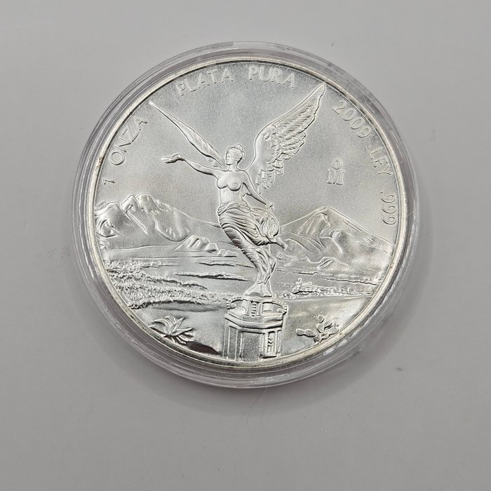 Mexico. 1 Onza 2009 Libertad, 1 Oz (.999)  (Ingen mindstepris)