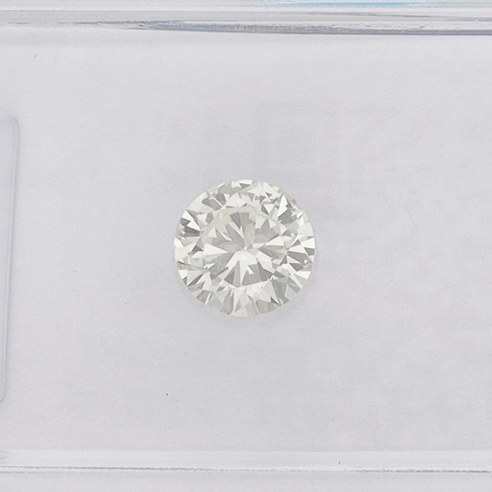 Ingen mindstepris - 1 pcs Diamant  (Natur)  - 0.41 ct - Rund - J - VS2 - International Gemological Institute (IGI)