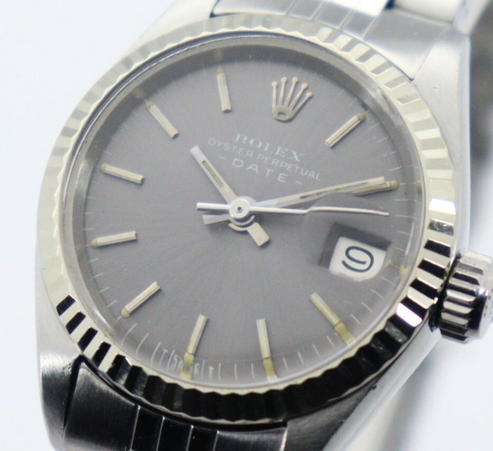 Rolex - Oyster Perpetual Date - Ingen mindstepris - 6917 - Kvinder - 1971