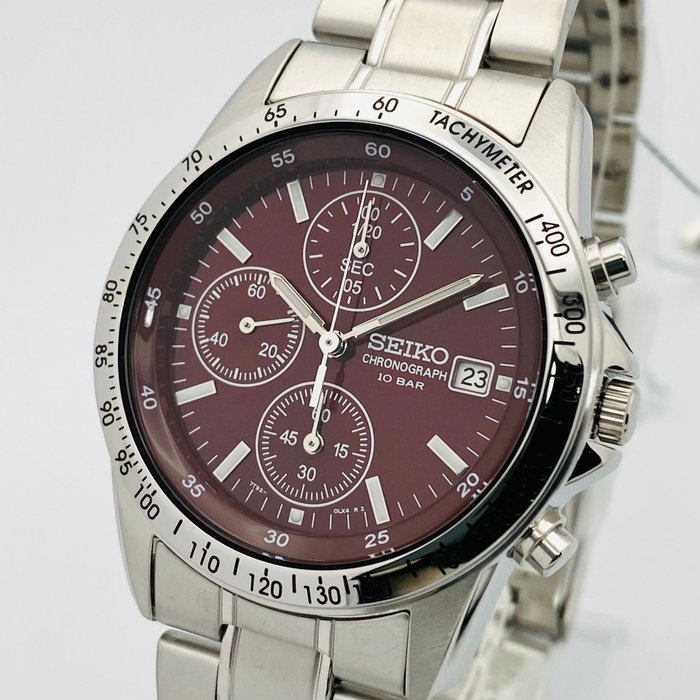 Seiko - Chronograph Red Dial 100m - Ingen mindstepris - Mænd - 2011-nu