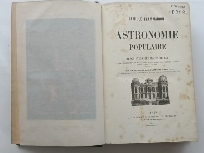 Camille Flammarion - Astronomie Populaire - 1884