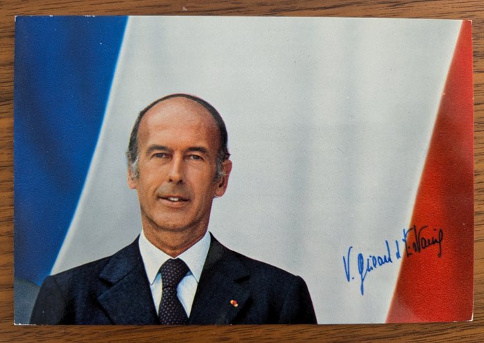 Dokument - Valéry Giscard D'Estaing - Autographe signed photo - 1980