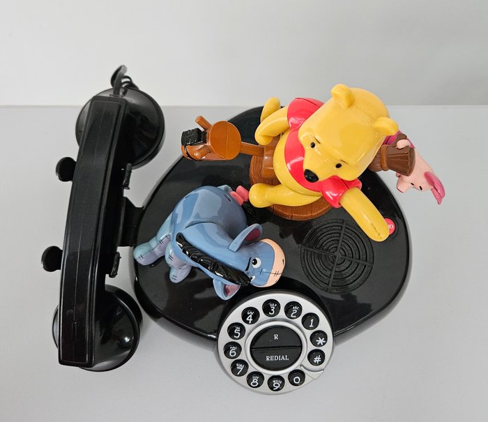 Superfone Holland Disney - Analog telefon - Peter Plys Grisling og Eeyore - Plast