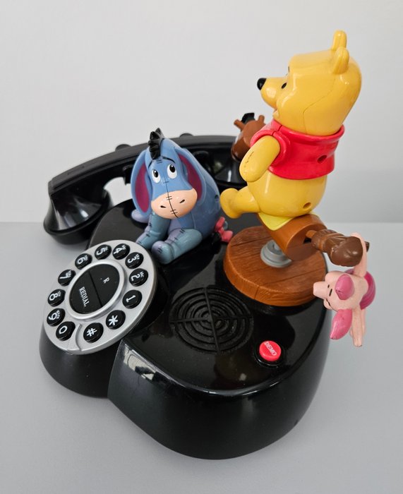 Superfone Holland Disney - Analog telefon - Peter Plys Grisling og Eeyore - Plast