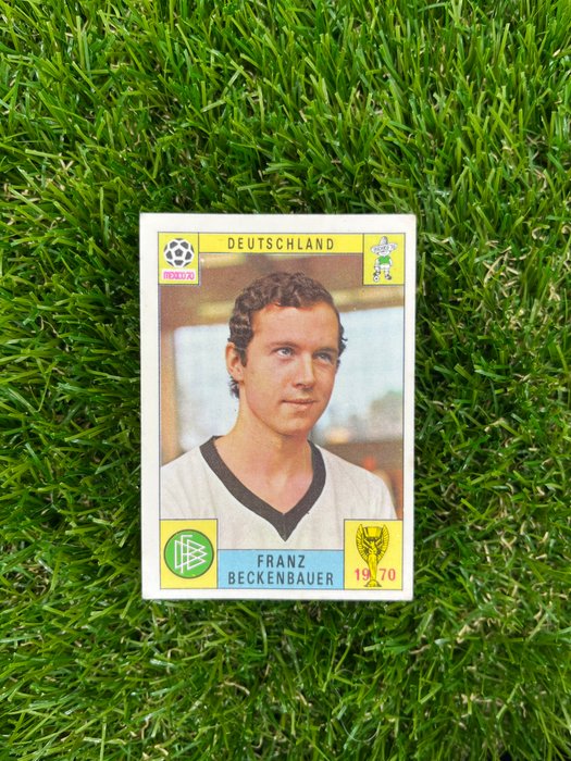 Panini - Mexico 70 World Cup - Franz Beckenbauer - Red black back Card