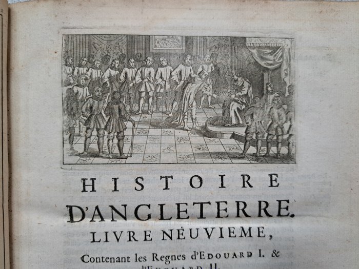 De Rapin Thoyras - Histoire d'Angleterre - tome Troisieme - 1727